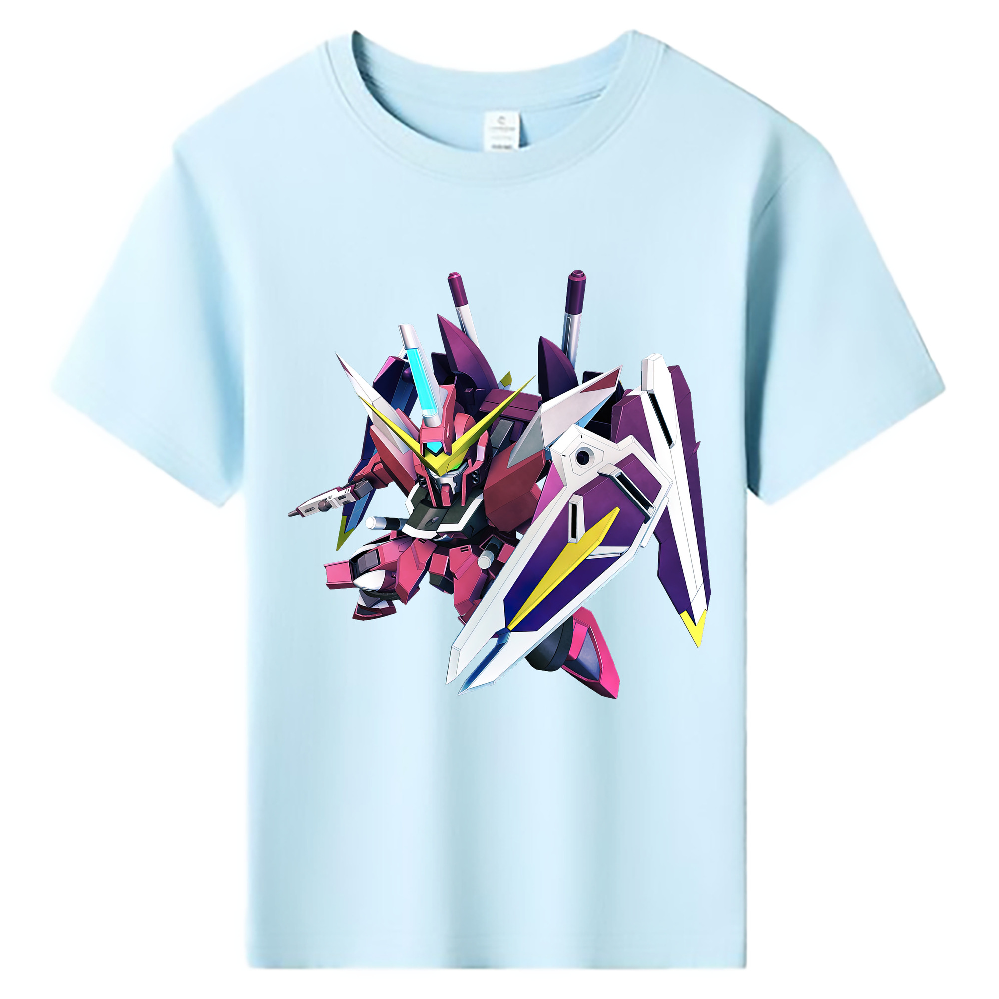 （画像用） 機動戦士ガンダム Mobile Suit Gundam 綿100％キッズTシャツ（フロントプリント）